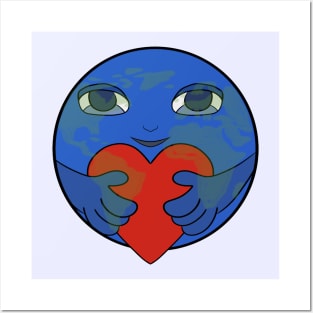 Love the earth Posters and Art